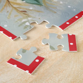 Puzzle Baby Elephant Noël Grand Carré (Côté)