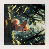 Puzzle Baby fox in the forest (Horizontal)