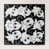 Puzzle Baby Ghosts Éffrayant mignon Halloween humeur (Horizontal)