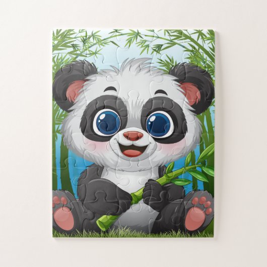Puzzle Baby Panda  (Vertical)
