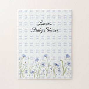 Puzzle Baby Shower Fleur Sauvage