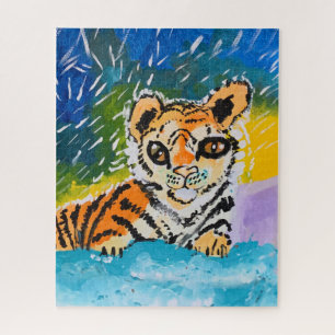 Puzzle Baby Tiger "Art by Kids"
