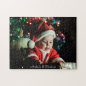 Puzzle Baby's 1st Christmas with Name (Horizontal)
