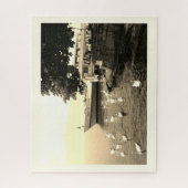 Puzzle Bac à Vevey, lac Léman (Vertical)