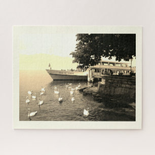 Puzzle Bac à Vevey, lac Léman