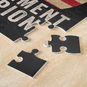 Puzzle Back to Back Impeachment Champ American Flag Vinta (Côté)