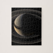 Puzzle Backlit Saturn from Cassini Orbiter (Vertical)