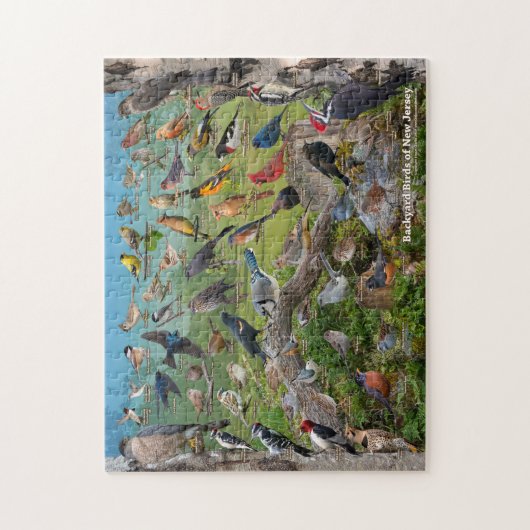 Puzzle Backyard Birds of New Jersey (Vertical)