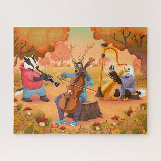 Puzzle Badger, Buck et Eagle Forest Band (Horizontal)