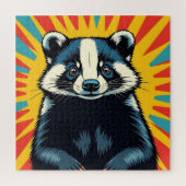 Puzzle Badger d'art Pop Cute (Vertical)