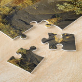 Puzzle Badlands du parc provincial Dinosaur en Alberta, (Côté)
