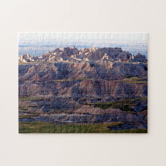 Puzzle Badlands Sunset Dakota du Sud. (Horizontal)