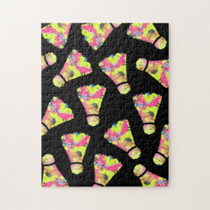 Puzzle Badminton Shuttlecock Art motif coloré cadeau