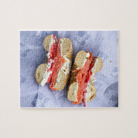 Puzzle Bagel & Lox par des projectiles (Horizontal)