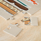 Puzzle Baguette vietnamienne de pain français de sandwich (Côté)