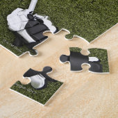 Puzzle Baguettes de crosse, gants, balles et casque de sp (Côté)