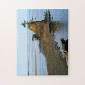 Puzzle Baie de Siletz Oregon. (Vertical)
