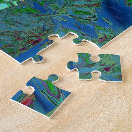 Puzzle Baie psychédélique (Côté)