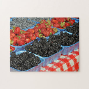 Puzzle Baies noires et fraises
