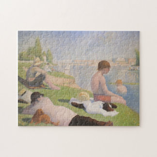 Puzzle Baigneurs chez Asnieres par Georges Seurat