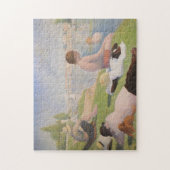 Puzzle Baigneurs chez Asnieres par Georges Seurat (Vertical)