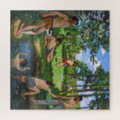 Puzzle Baigneurs | Frédéric Bazille | (Horizontal)