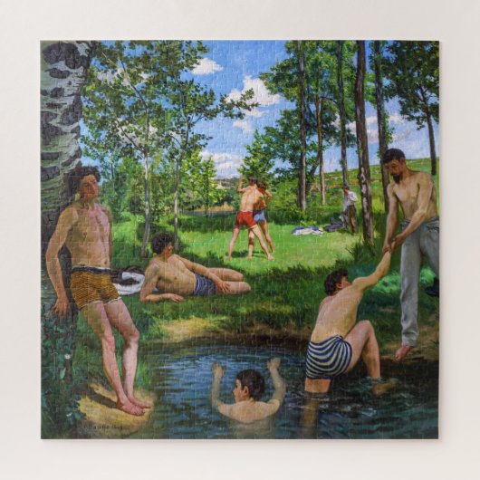Puzzle Baigneurs | Frédéric Bazille | (Vertical)