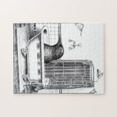 Puzzle Baignoire Vintage (Horizontal)