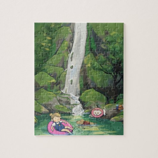 Puzzle bain de printemps (Vertical)