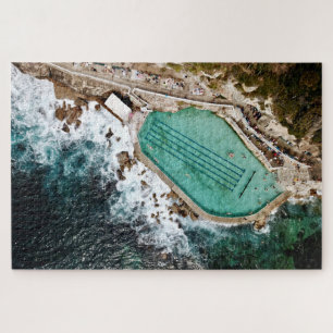 Puzzle Bains Bronte Ocean Pool Sydney Vue aérienne