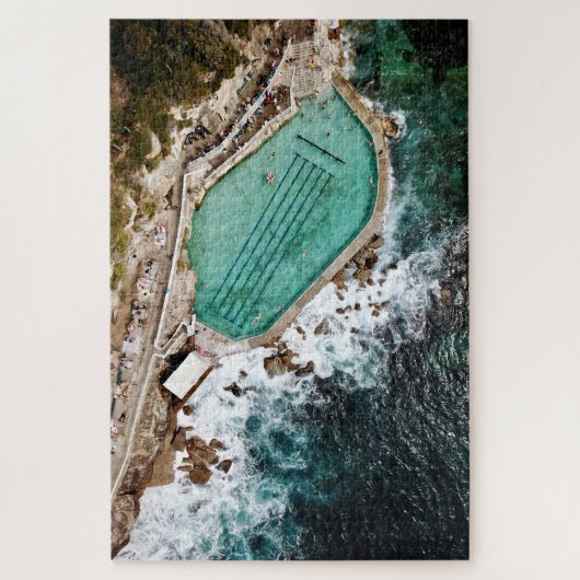 Puzzle Bains Bronte Ocean Pool Sydney Vue aérienne (Vertical)