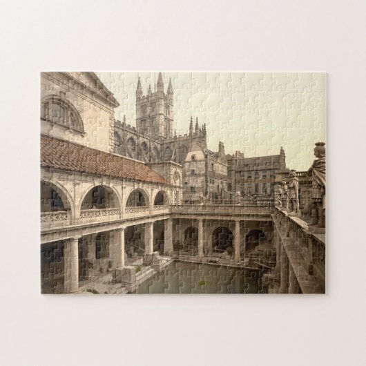 Puzzle Bains et abbaye romains, IV, Bath, Angleterre (Horizontal)