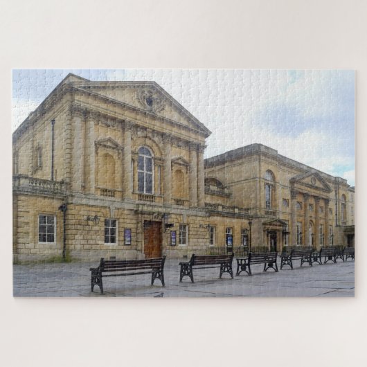 Puzzle Bains romains et salles des pompes. (Horizontal)