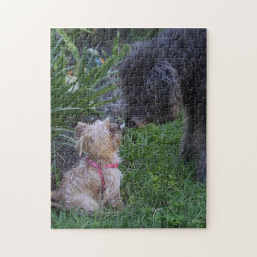Puzzle Baiser Chiens Chiens Chiot Aimer (Vertical)