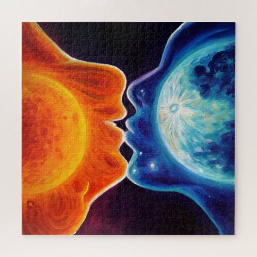 Puzzle Baiser de soleil et de lune (Horizontal)