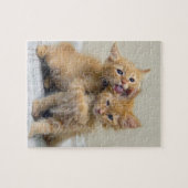 Puzzle Baiser et serrer les chatons (Horizontal)