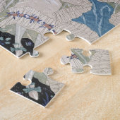 Puzzle Baiser secret, illustration pour des "fêtes (Côté)