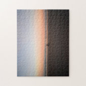 Puzzle Balade en vélo solitaire Sunrise sur la plage - 11 (Vertical)