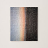 Puzzle Balade en vélo solitaire Sunrise sur la plage - 8x (Vertical)