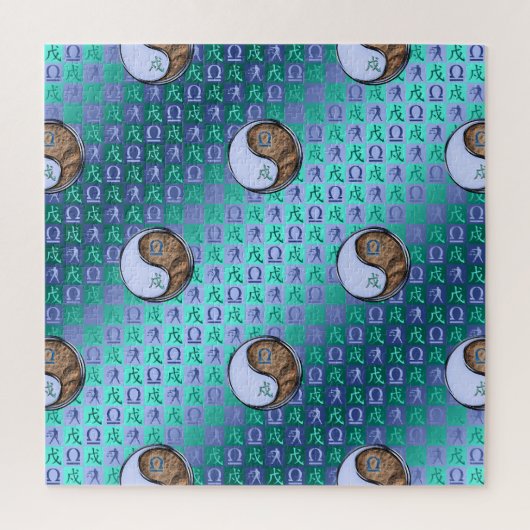 Puzzle Balance & Chien de Terre (Vertical)