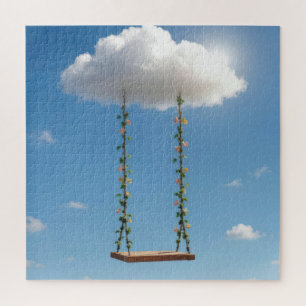 Puzzle Balançoire Suspendue à un Nuage Cumulus