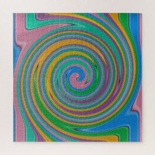 Puzzle Balayage arc-en-ciel