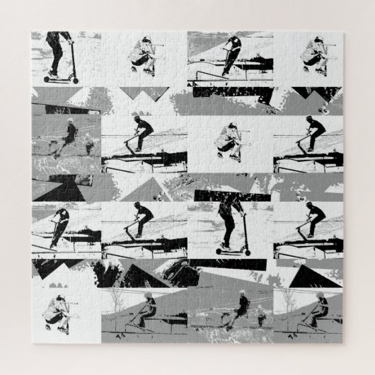 Puzzle Balayons autour - Stunt Scooter Rider (Vertical)