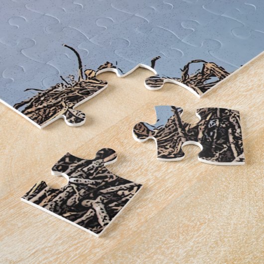 Puzzle Balbuzard dans un nid (Côté)
