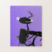 Puzzle Bald Eagle at Sunset - Art original de la faune (Vertical)