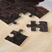 Puzzle Bald Eagle avec le drapeau américain (Côté)