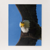 Puzzle Bald Eagle Flyby Up Close (Vertical)