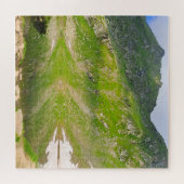 Puzzle Balea Lake Mountain Slope – Romania Alpine Print (Horizontal)