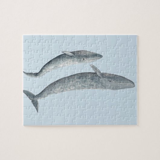 Puzzle Baleine bleue (Horizontal)