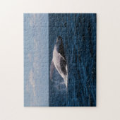 Puzzle Baleine de bosse ouvrant une brèche l'océan (Vertical)